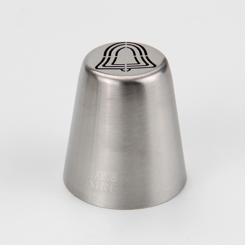 HBXM08 New Stainless steel Christmas Theme Russian Tips(Bell)