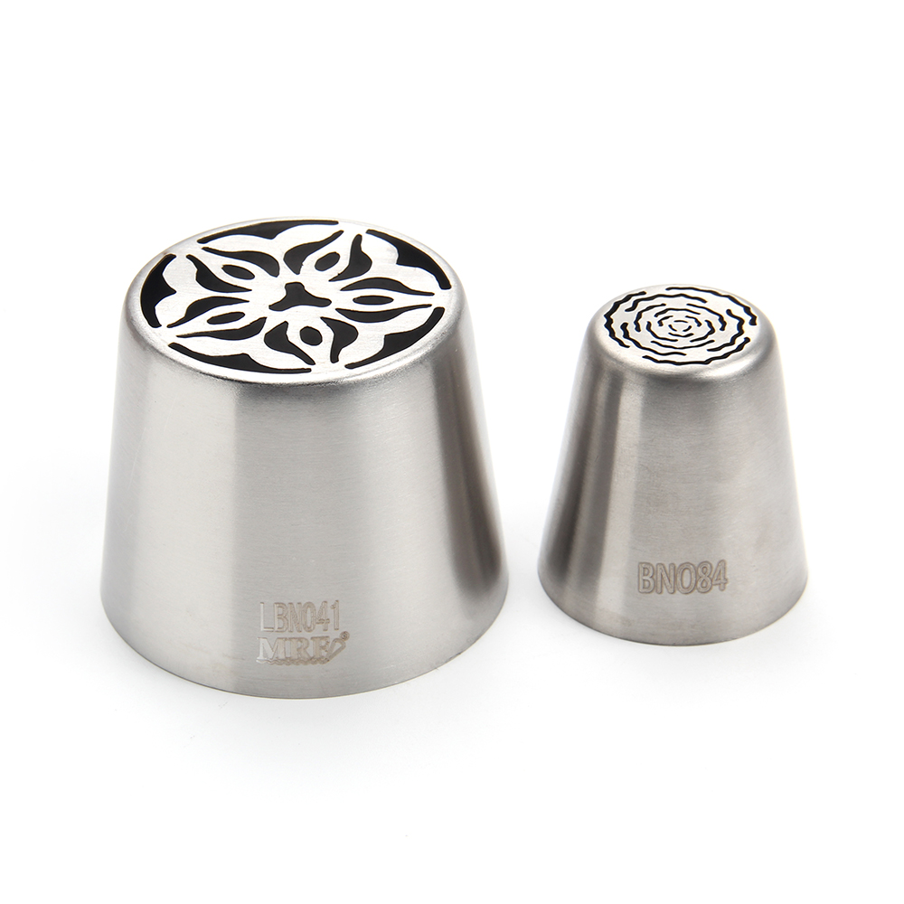New Arrivals XL Stainless Steel Russian Flower Icing Nozzle Pastry Piping Tips #LBNO41