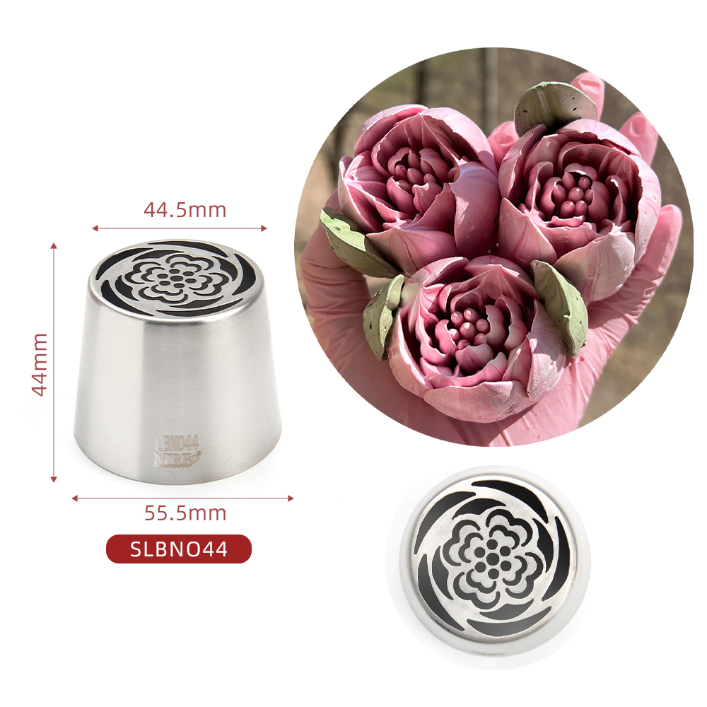 New Arrivals XL Stainless Steel Russian Flower Icing Nozzle Pastry Piping Tips #LBNO44