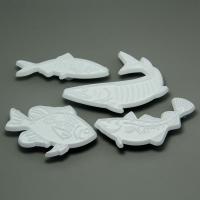HB0563 Plastic 4pcs Fabulous Fish Press Cake Fondant Mold set