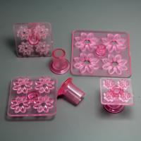HB0752 Plastic 4pcs 8petals daisy impressing embosser set